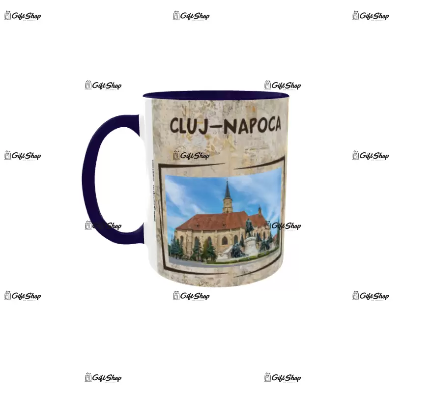 Cluj-napoca, model 2, cana ceramica, 330ml
